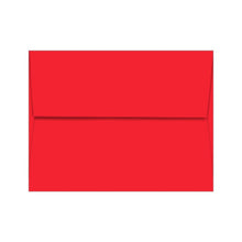 Load image into Gallery viewer, A vibrant envelope with a pointed flap from R is for Robo's "Funny Valentines Day Card for Him or Her" collection is showcased on a plain white background. Closed and neatly sealed, it accentuates its lively color against the minimalist setting, suggesting a playful Valentine's Day card tucked inside.