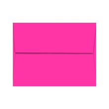 Load image into Gallery viewer, A bright pink, rectangular envelope is displayed against a white background. It might hold a hand-written note or perhaps the "Anti Valentines Day Card - Funny Galentines Day Card" from R is for Robo. The envelope is closed with the flap pointing upwards, sparking curiosity about its contents.