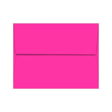 Load image into Gallery viewer, A bright pink envelope is centered against a plain white background, capturing the charm of the Pink Cowboy Boots Pop Culture Birthday Card for Women by R is for Robo. The envelope is closed, with its flap neatly folded over the back.