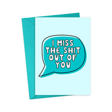 Load image into Gallery viewer, Funny Inapprorpiate I Miss You Card for Best Friend