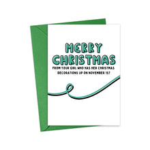 Load image into Gallery viewer, Funny Christmas Card for Her
