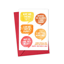 Load image into Gallery viewer, Funny Mother's Day Card from Daughter or Son