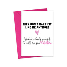 Load image into Gallery viewer, Funny Valentine's Day Greeting Card for Wife or Husband