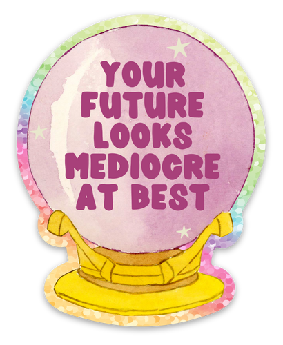 Fortune Teller Crystal Ball Sticker - Funny Sassy Stickers