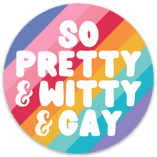 Load image into Gallery viewer, Funny Gay Pride Sticker for Water Bottles 
