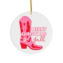 Load image into Gallery viewer, Merry Christmas Yall Christmas Ornament
