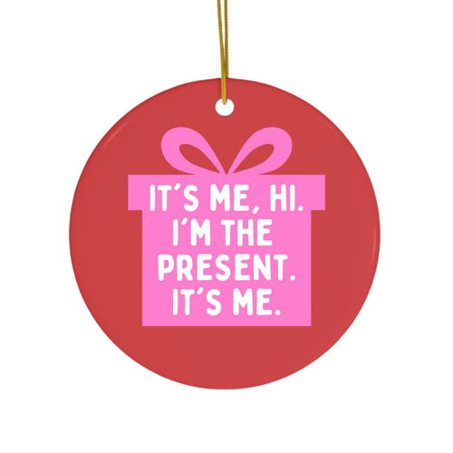 Pop Culture Gifts Pink Ornament for Girls - Ceramic Ornament