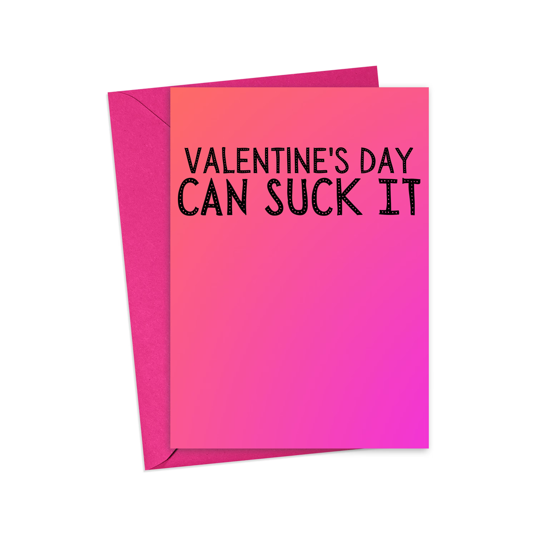 Anti Valentines Day Card - Funny Galentines Day Card