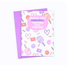 Load image into Gallery viewer, Pickleball Valentines Day Cards for Pickle Ball Lovers
