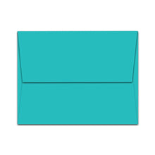 Load image into Gallery viewer, A closed teal envelope, potentially concealing the &quot;Funny Birthday Card for Him or Her – Personal Holiday&quot; from R is for Robo, is centered against a plain white background.
