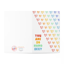 Load image into Gallery viewer, Homo Sexy Funny Gay Valentines Day Card or Gay Anniversary Card
