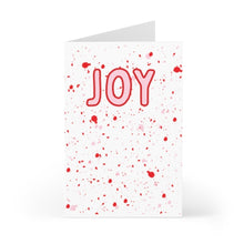 Load image into Gallery viewer, Joy Watercolor Christmas Card
