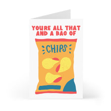 Load image into Gallery viewer, All That and a Bag of Chips Funny Congratulations Card
