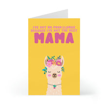 Load image into Gallery viewer, Llama Mama Happy Mothers Day Card From Daughter
