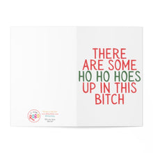 Load image into Gallery viewer, Ho Ho Hoes Funny Christmas Card
