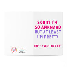 Load image into Gallery viewer, Awkward but Pretty Funny Valentines Day Card
