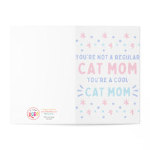 Load image into Gallery viewer, Cat Mom Mothers Day Card from the Cat Funny
