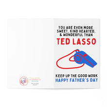 Load image into Gallery viewer, Ted Lasso Funny Fathers Day Card for Husband
