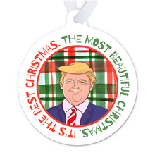 Load image into Gallery viewer, Donald Trump Christmas Ornament Funny Gift for Mom or Dad
