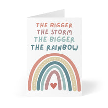 Load image into Gallery viewer, Cute Rainbow Sympathy Card
