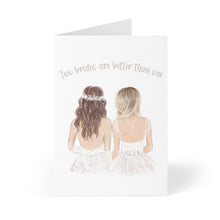 Load image into Gallery viewer, Two Brides Wedding Card
