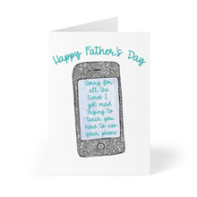 Load image into Gallery viewer, Technology Funny Father&#39;s Day Card for Dad
