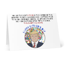 Load image into Gallery viewer, Donald Trump Fathers Day Card Funny
