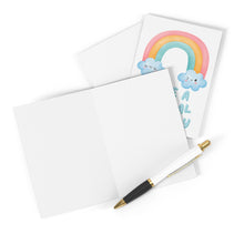 Load image into Gallery viewer, Rainbow Magical Birthday Card for Kids
