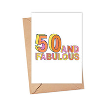 Load image into Gallery viewer, Funny 50th Birthday Greeting Card for Best Friend
