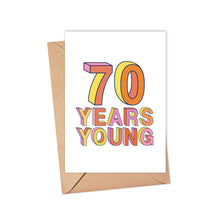 Load image into Gallery viewer, 70th Birthday Card Funny Greeting Cards for Him or Her
