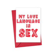 Load image into Gallery viewer, Funny Dirty Valentines Day Card for Husband
