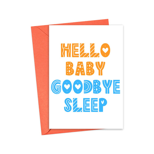 Funny New Baby Card for New Mom and Dad 
