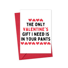 Load image into Gallery viewer, Funny Dirty Valentines Day Card for Boyfriend or Husband
