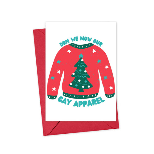 Funny Gay Christmas Card for LGBTQ 