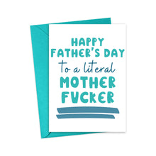 Load image into Gallery viewer, Literal Mother Effer Funny Fathers Day Card for Husband
