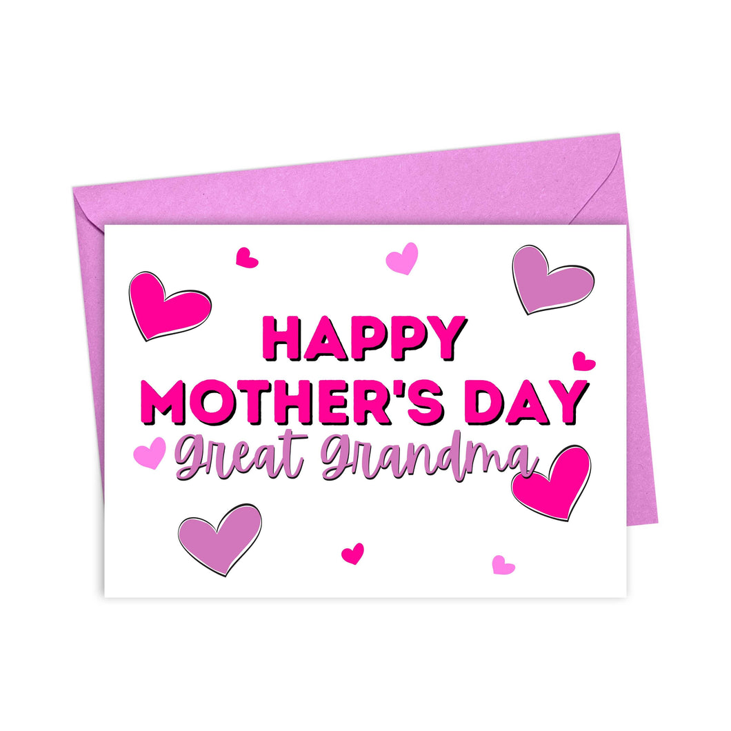 Great Grandma Mother's Day Card