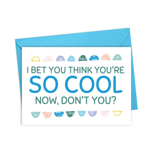Sarcastic Funny Congratulations Card for Best Friend