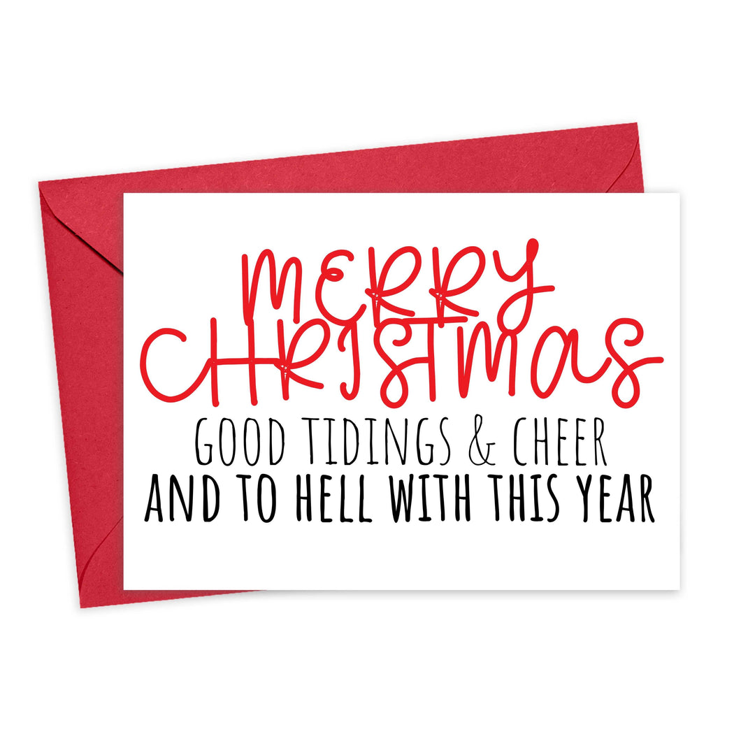 2021 Funny Covid Christmas Greeting Card