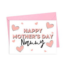 Load image into Gallery viewer, Nanny Grandmother Mother&#39;s Day Card
