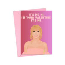 Load image into Gallery viewer, Taylor Swift Valentine&#39;s Day Card for Swiftie
