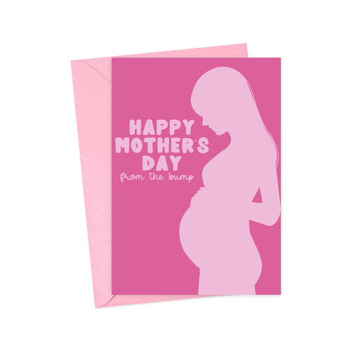 First Mothers Day Card from the Baby Bump