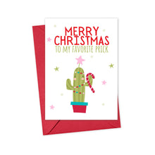 Load image into Gallery viewer, Cactus Southwestern Christmas Card
