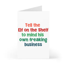 Load image into Gallery viewer, Elf on a Shelf Funny Christmas Card
