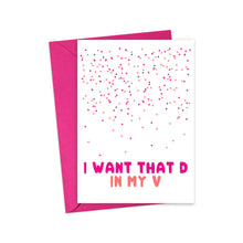 Load image into Gallery viewer,  Dirty Valentines Day Card for Husband or Boyfriend
