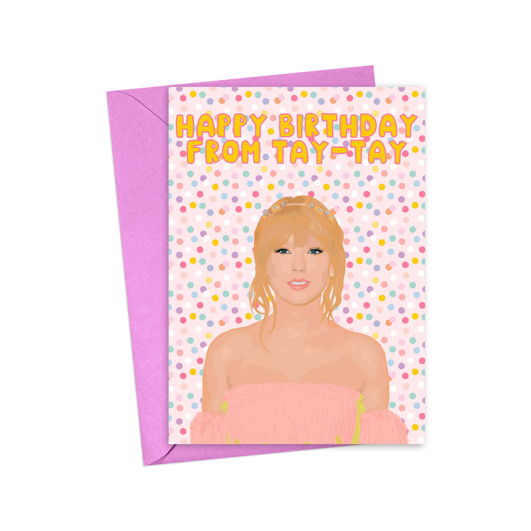 Taylor Swift Birthday Card for Friend