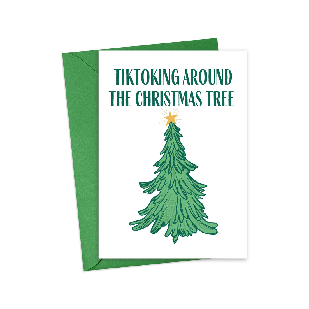 Tiktok Christmas Card for Teens