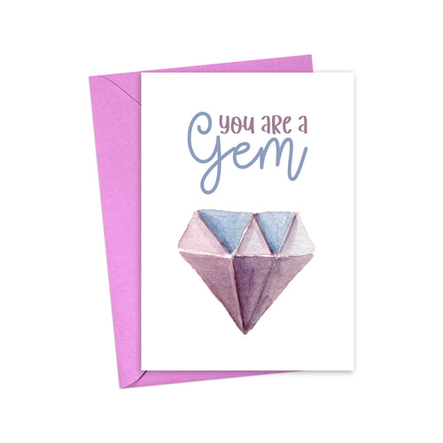 You are a Gem Thank You Card for Her