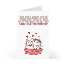 Load image into Gallery viewer, Cat Wedding Card - Funny Wedding Card for Cat Lovers
