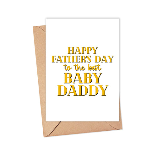 Baby Daddy Funny Father's Day Greeting Card