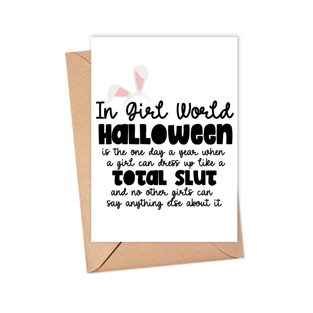 Funny Halloween Card for Her